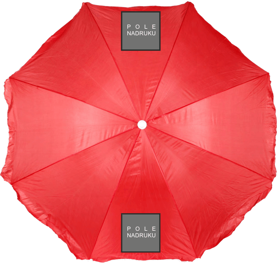 nadruk na parasolu plażowym