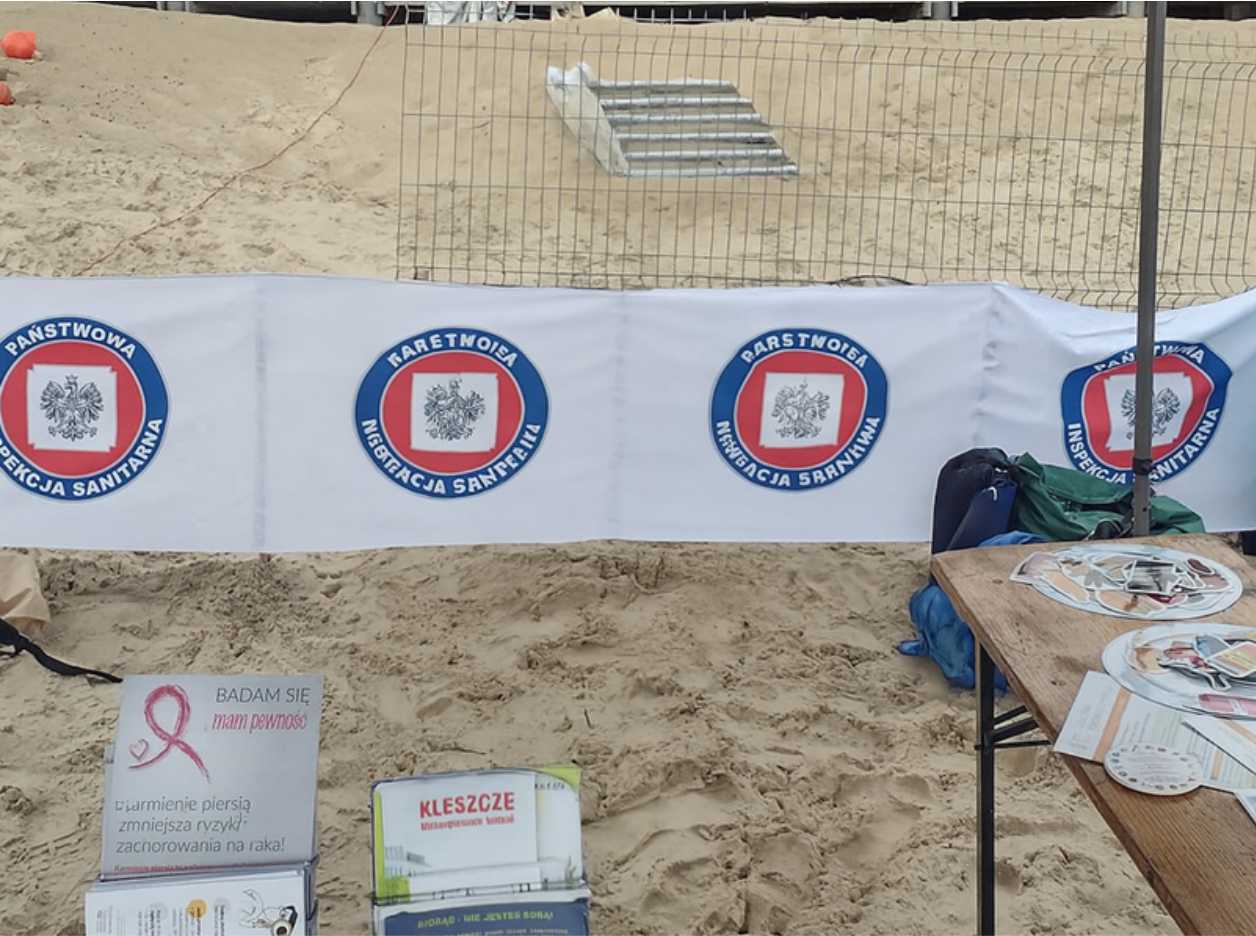 Parawany plażowe z logo - producent